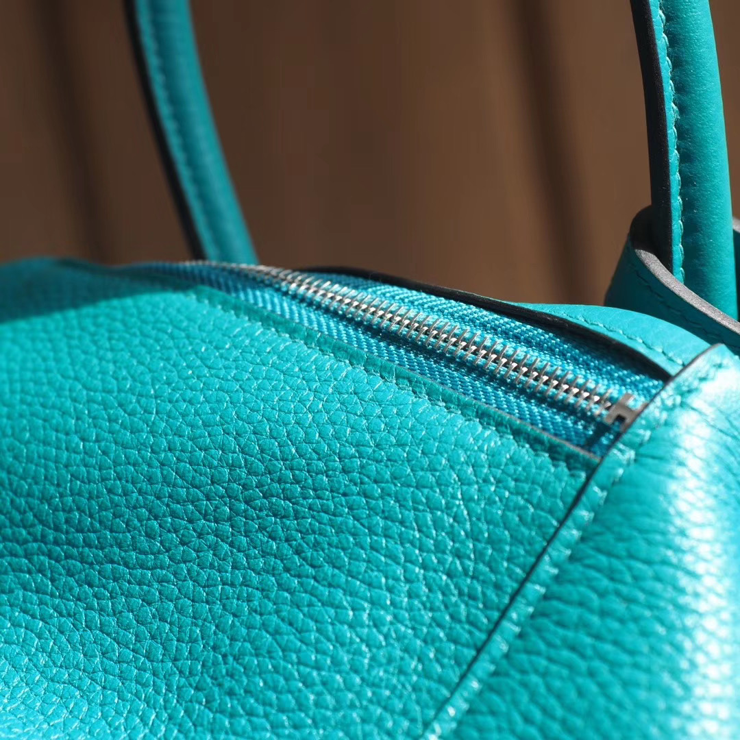 爱马仕包包 Hermes Lindy26 U1 维罗纳绿 TC 银扣